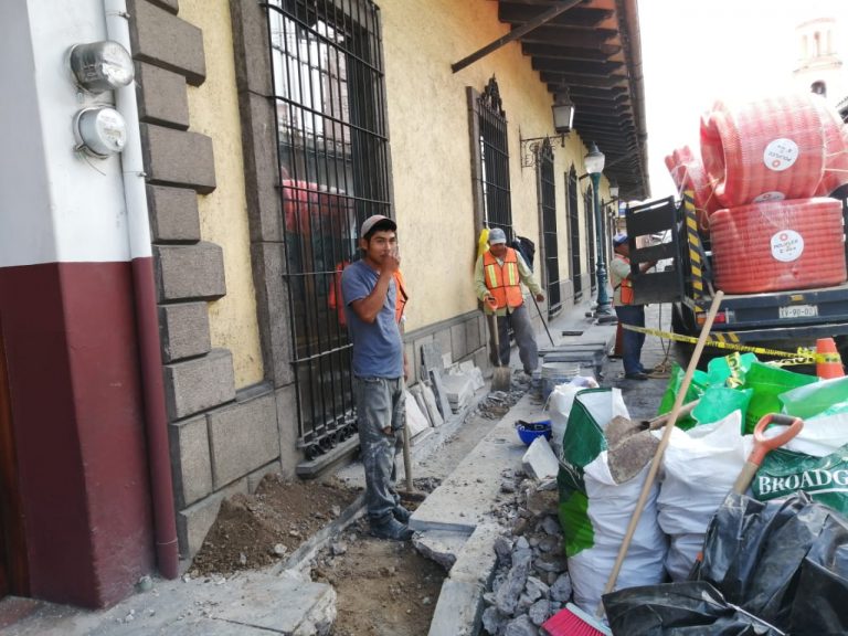 Calle Hidalgo reparación