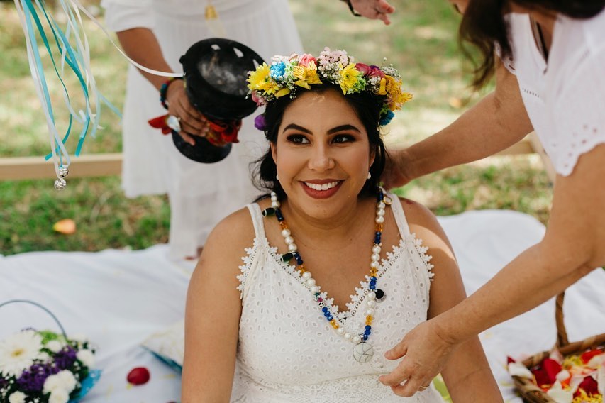 Hermosa ceremonia prenatal vivió Jimena.