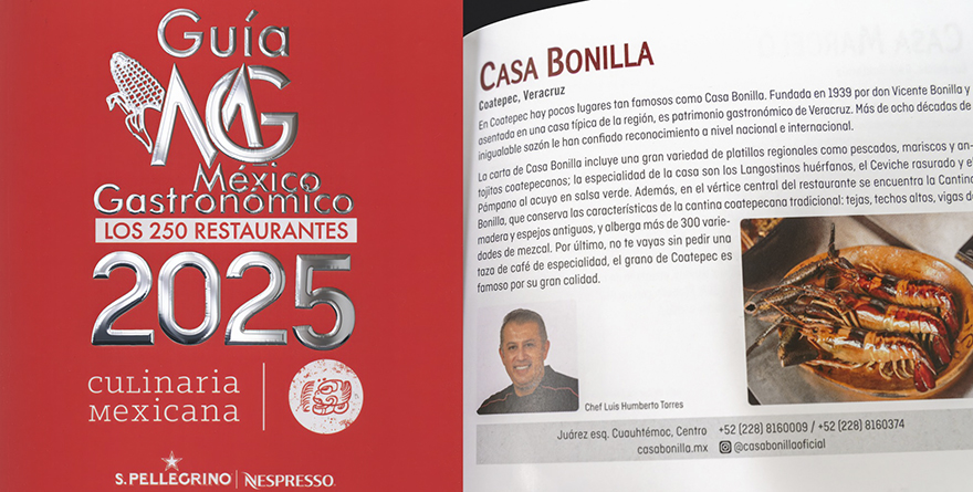 GUÍA GASTRONÓMINCA CASA BONILLA