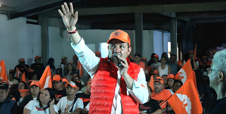 ‘JUNTO A LOS COATEPECANOS LOGRAREMOS LA VICTORIA EL 1° DE JUNIO’: EDSON TEJADA CORONA