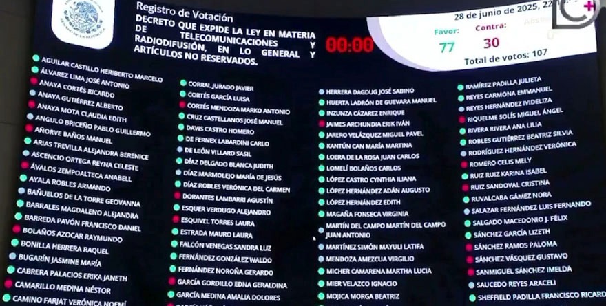 APRUEBA SENADO LEY TELECOM