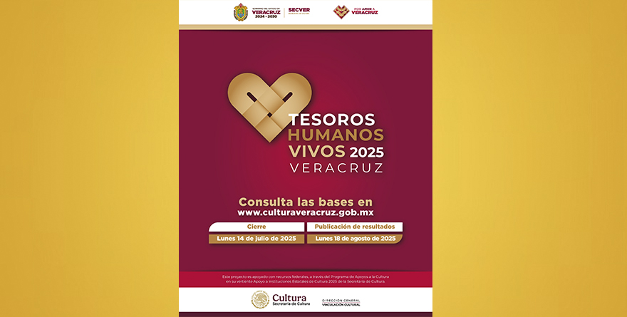 CONVOCATORIA PARA RECONOCER TESOROS HUMANOS VIVOS DE VERACRUZ