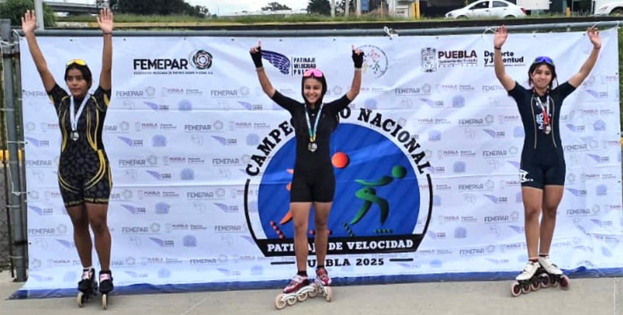 4 MEDALLAS PARA VERACRUZ EN NACIONAL DE PATINAJE