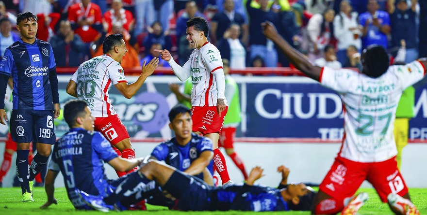 NECAXA CONSIGUIÓ SUS PRIMEROS PUNTOS TRAS DERROTAR A QUERÉTARO