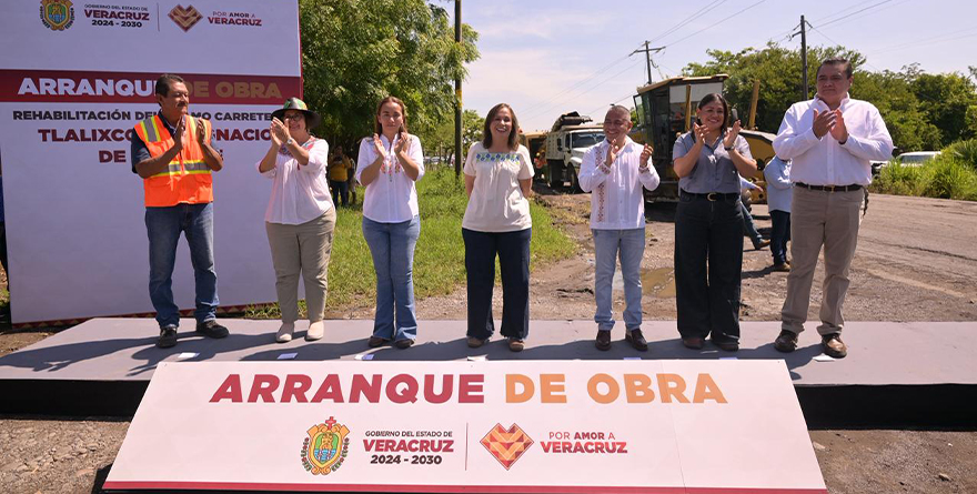 GOBERNADORA INICIA OBRAS CARRETERAS PARA DESARROLLO DE LA MIXTEQUILLA