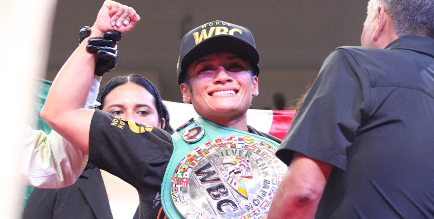 ESNEIDY RODRÍGUEZ RETUVO CAMPEONATO MUNDIAL PLATA WBC