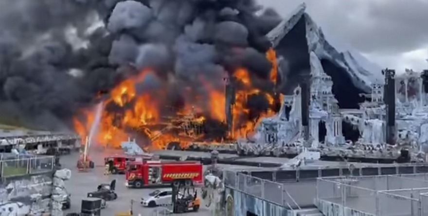 INCENDIO EN EL  FESTIVAL MUSICAL TOMORROWLAND