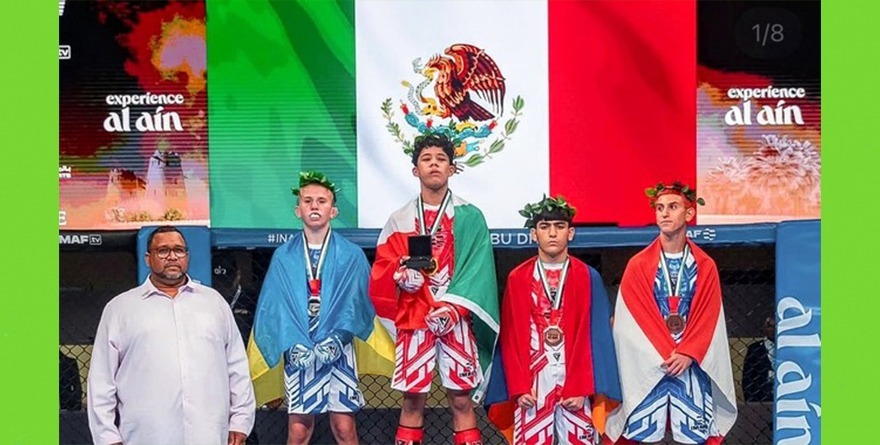 GANA MÉXICO SU PRIMER ORO EN EL MUNDIAL JUVENIL DE ARTES MARCIALES MIXTAS