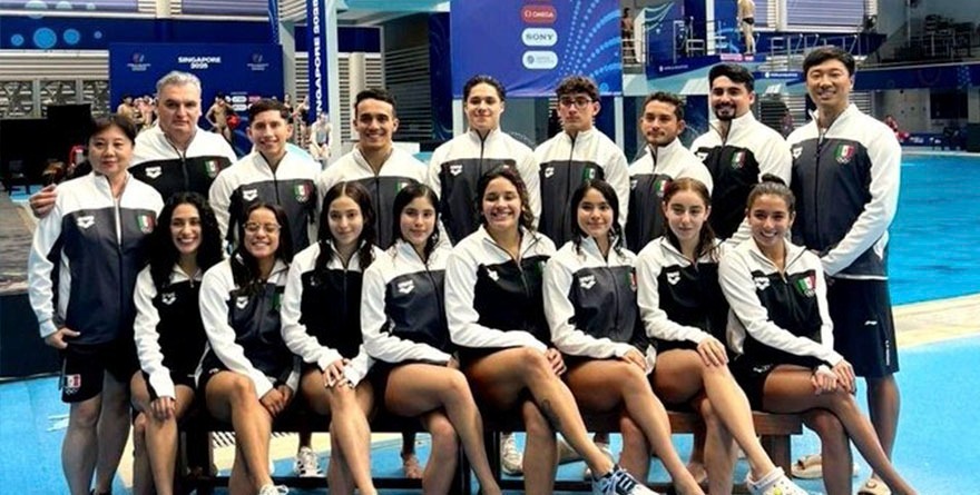 EQUIPO MEXICANO GANA PLATA EN MUNDIAL DE DEPORTES ACUÁTICOS