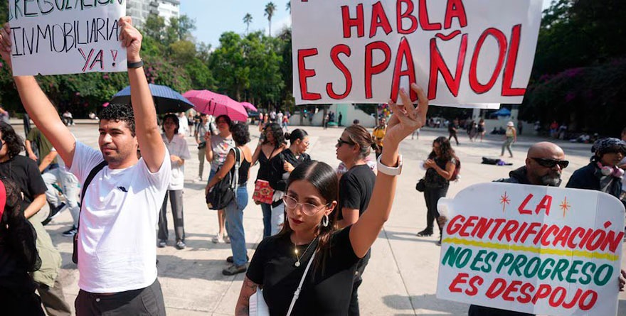 CONTIENEN A MARCHA CONTRA GENTRIFICACIÓN