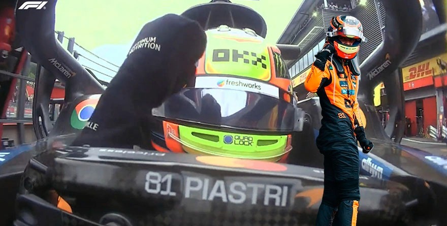 PIASTRI GANA EL GP DE BÉLGICA