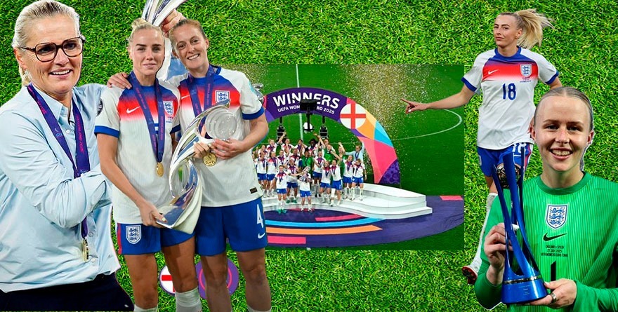 INGLATERRA BICAMPEONA DE EUROPA