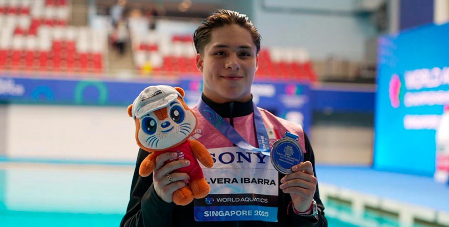 OSMAR OLVERA LOGRA SU SEGUNDA PLATA EN EL MUNDIAL DE SINGAPUR 2025