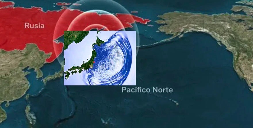 SACUDE SISMO MAGNITUD 8.7 A RUSIA; EMITEN ALERTAS DE TSUNAMI