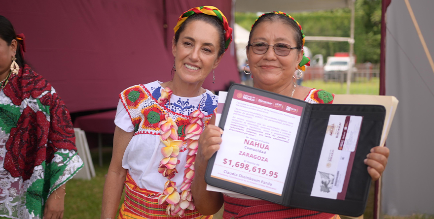 PRESIDENTA Y GOBERNADORA ENTREGAN FAISPIAM