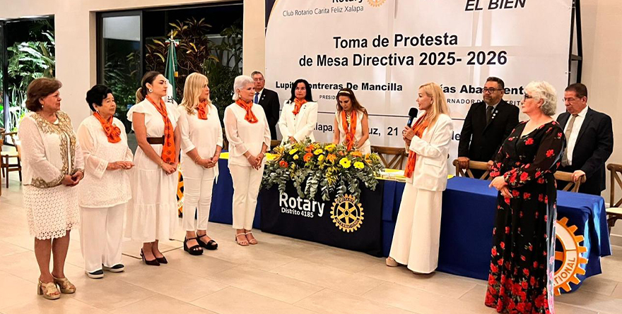 TOMA DE PROTESTA DEL CLUB ROTARIO CARITA FELIZ XALAPA