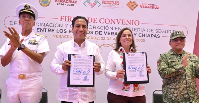 FORTALECIENDO LA SEGURIDAD EN EL SUR: ACUERDO VERACRUZ-CHIAPAS