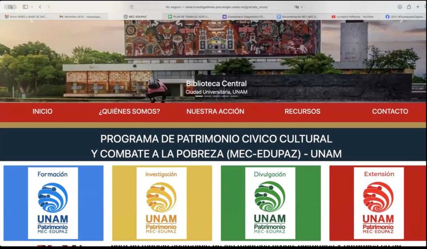 LA UNAM, A LA VANGUARDIA EN PATRIMONIO CULTURAL CENTRADO EN LAS PERSONAS: GRACIELA MOTA