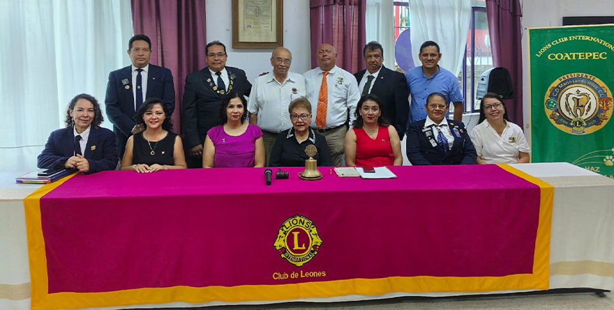 NUEVA DIRECTIVA DEL CLUB DE LEONES COATEPEC