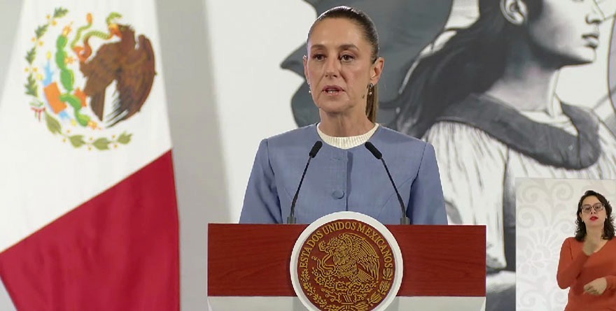 VIAJES LUJOSOS NO TIENEN QUE VER CON 4T: SHEINBAUM