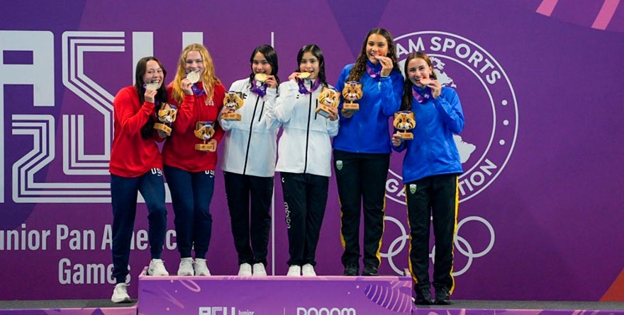 LÍA Y MÍA CUEVA CONQUISTAN ORO PARA MÉXICO EN LOS CLAVADOS DE ASU 25