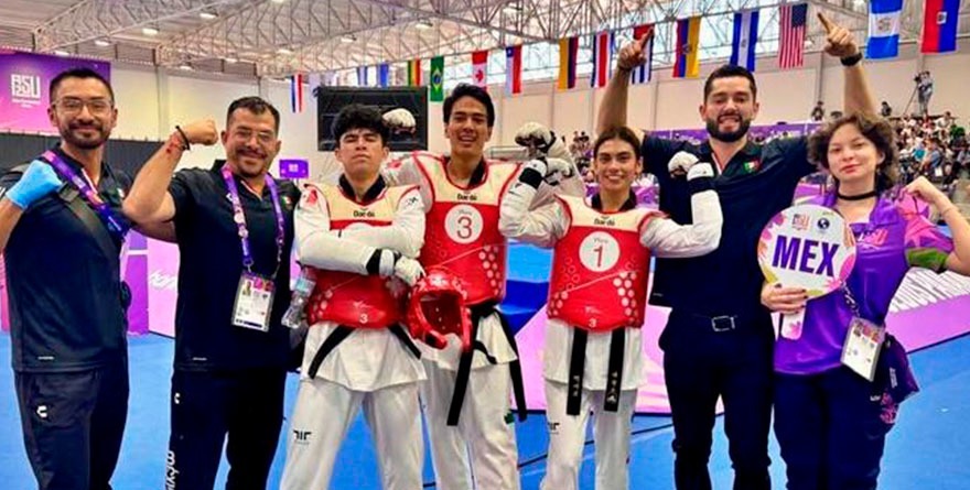 TAEKWONDO CIERRA CON 9 MEDALLAS EN ASU 25