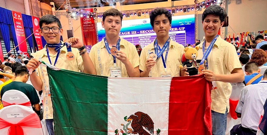 MEXICANOS GANAN PLATA Y BRONCE EN RETO MUNDIAL DE MATEMÁTICAS