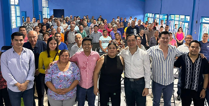 NACHO LUNA ENCABEZA ASAMBLEA EN LA ORDUÑA