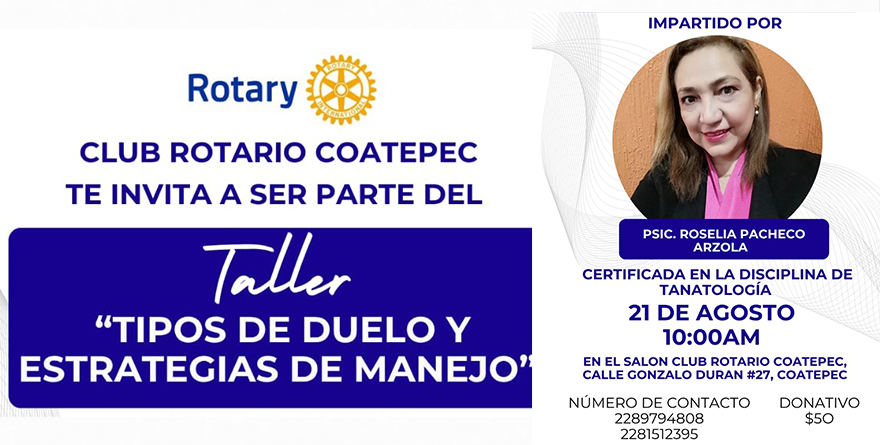 TALLER “TIPOS DE DUELO Y ESTRATEGIAS DE MANEJO”