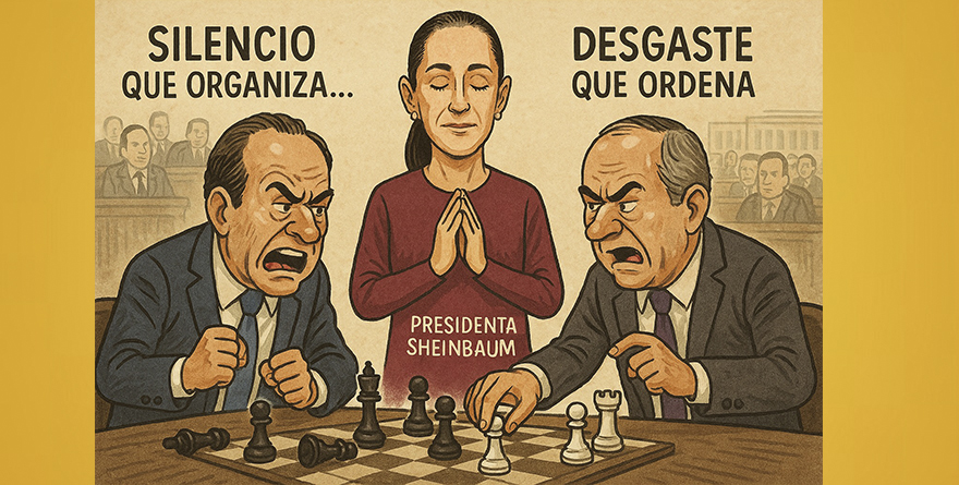 SILENCIO QUE ORGANIZA, DESGASTE QUE ORDENA
