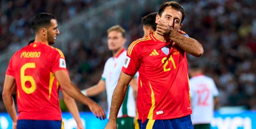 ESPAÑA SE ESTRENA GANANDO RUMBO AL MUNDIAL