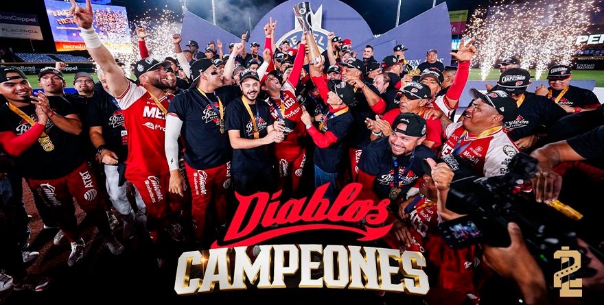 DIABLOS SE CORONA BICAMPEÓN EN EL CENTENARIO DE LA LMB