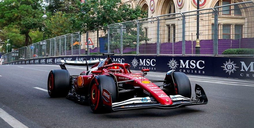 SORPRENDE HAMILTON EN LA P2 DEL GP DE AZERBAIYÁN