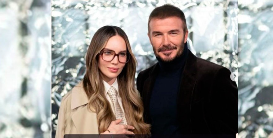 DESLUMBRAN BELINDA Y DAVID BECKHAM EN DESFILE DE MILÁN