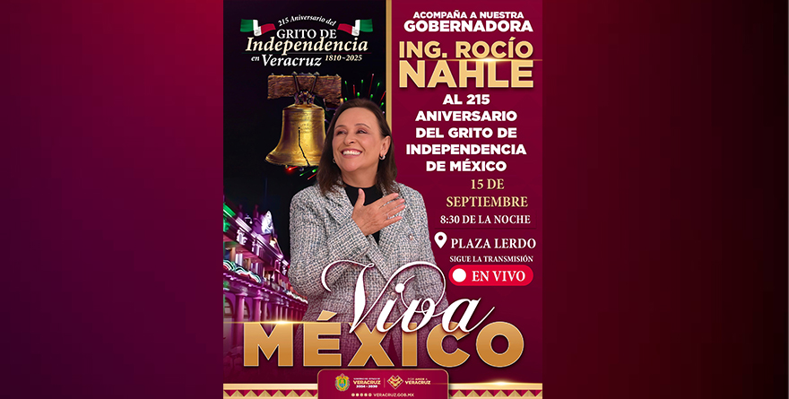 LISTO VERACRUZ PARA CELEBRAR LA GRAN FIESTA MEXICANA