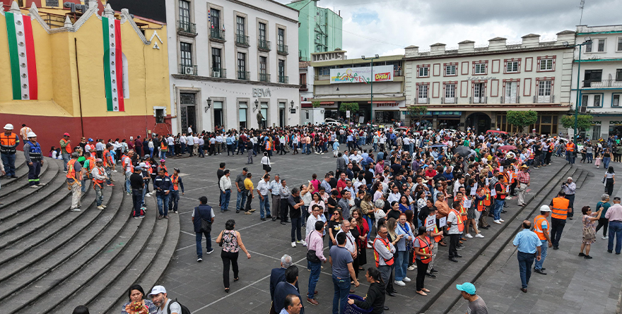 EN VERACRUZ, ALTA PARTICIPACIÓNN EN SIMULACRO NACIONAL