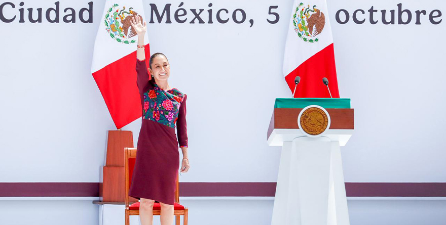 CELEBRA SHEINBAUM EN ZÓCALO PRIMER AÑO DE GOBIERNO