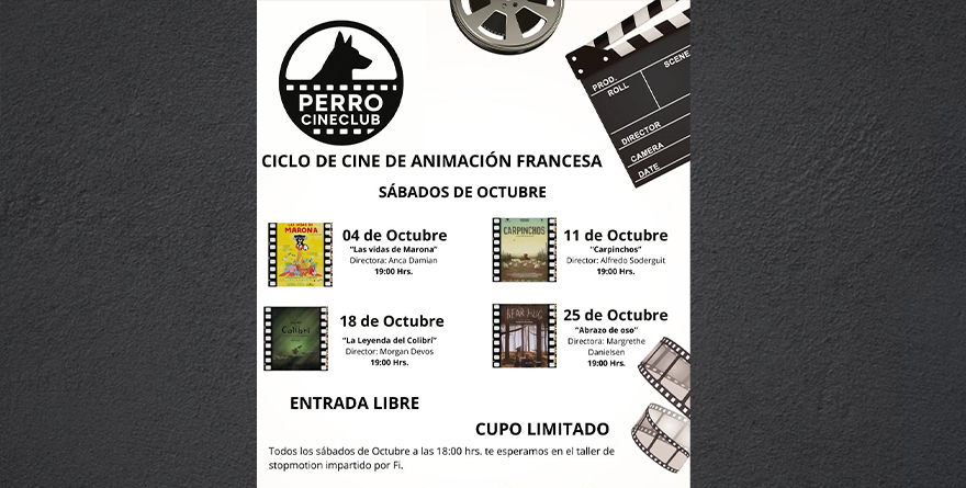 SÁBADOS DE OCTUBRE CICLO DE ANIMACIÓN FRANCESA