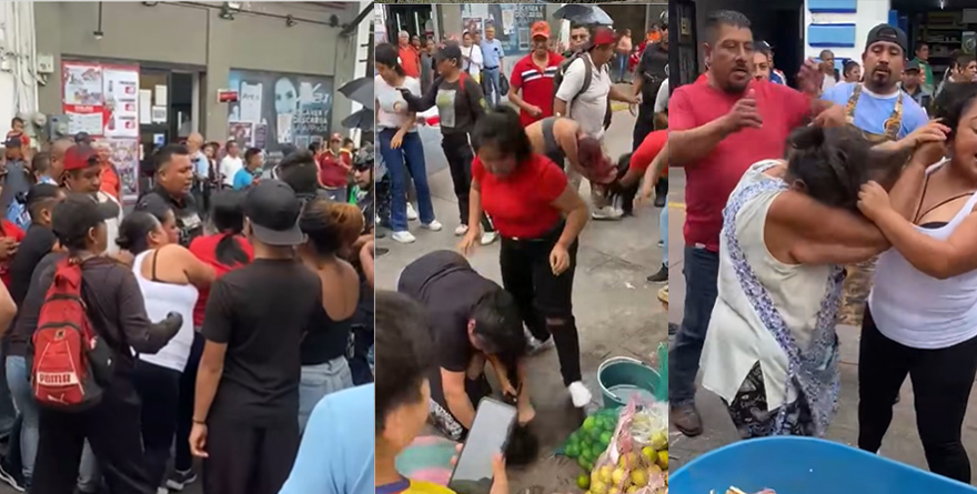 AMBULANTES SE DISPUTAN CALLES DE COATEPEC