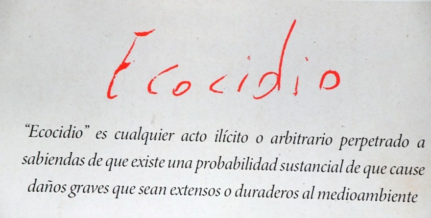 BUSCAN TIPIFICAR ECOCIDIO COMO CRIMEN INTERNACIONAL