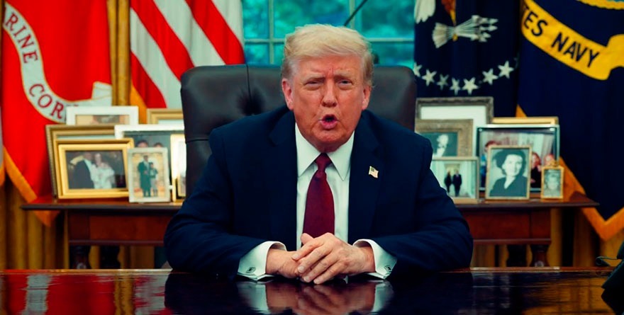 NOTIFICA TRUMP A CONGRESO QUE EU ESTÁ EN GUERRA CON CÁRTELES