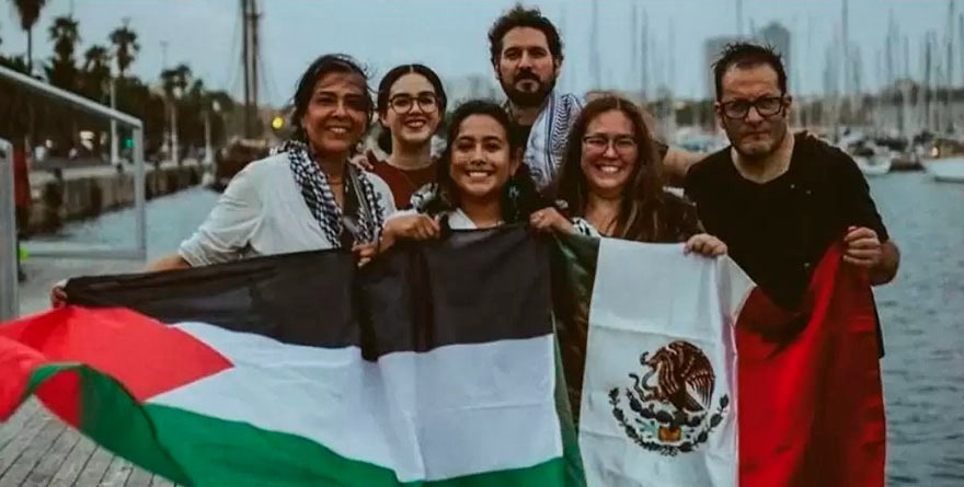 MEXICANOS QUE IBAN A GAZA Y FUERON DETENIDOS
