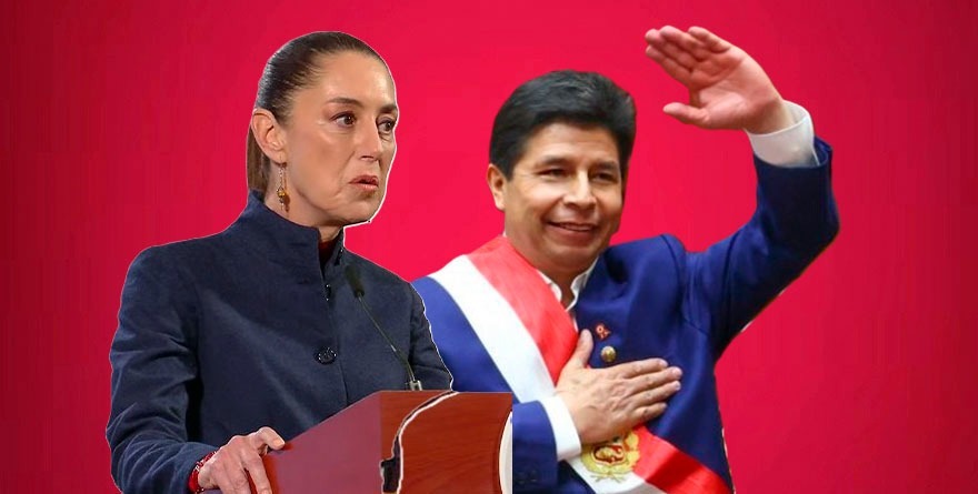 INSISTE SHEINBAUM EN LIBERACIÓN DE CASTILLO EN PERÚ