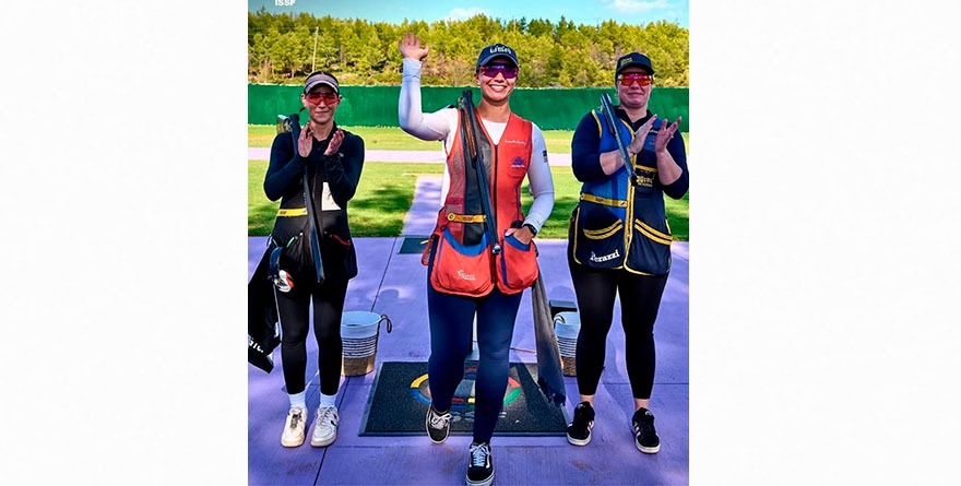 GABRIELA RODRÍGUEZ, GANA PLATA EN SKEET MUNDIAL