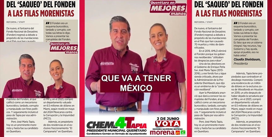DEL ‘SAQUEO’ DEL FONDEN A LAS FILAS MORENISTAS