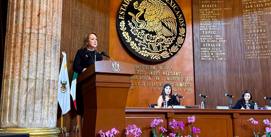 LA MUJER SIGUE AVANZANDO POR LA IGUALDAD: YASMÍN ESQUIVEL