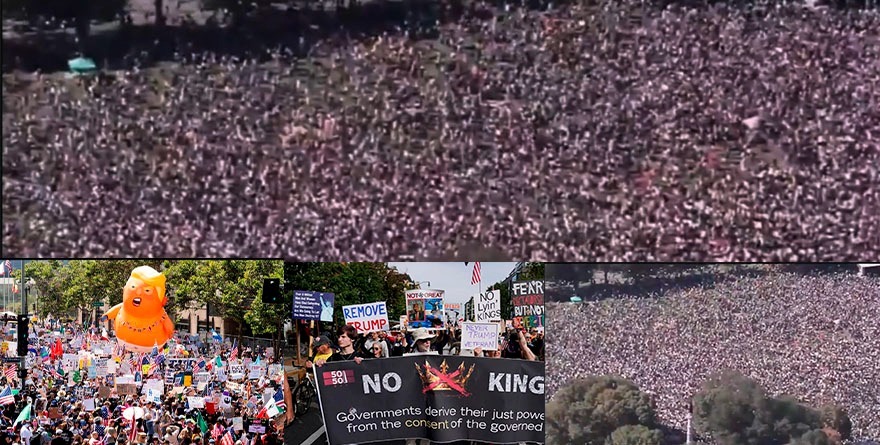 REPUDIAN A TRUMP EN 2,700 MARCHAS