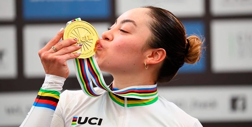 YARELI ACEVEDO CAMPEONA DEL MUNDO CICLISMO