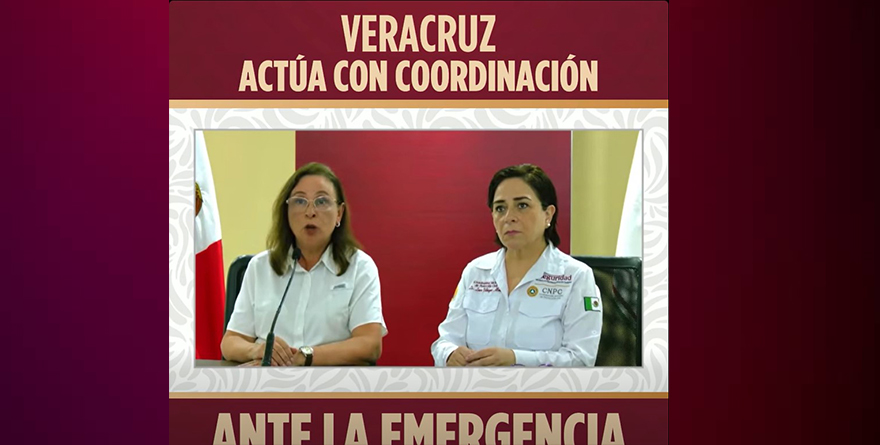 NO ME IRÉ HASTA NORMALIZAR CONDICIONES EN ZONAS AFECTADAS: GOBERNADORA