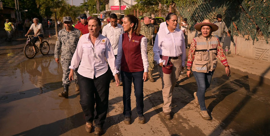 PRESIDENTA RECORRE POZA RICA Y ÁLAMO